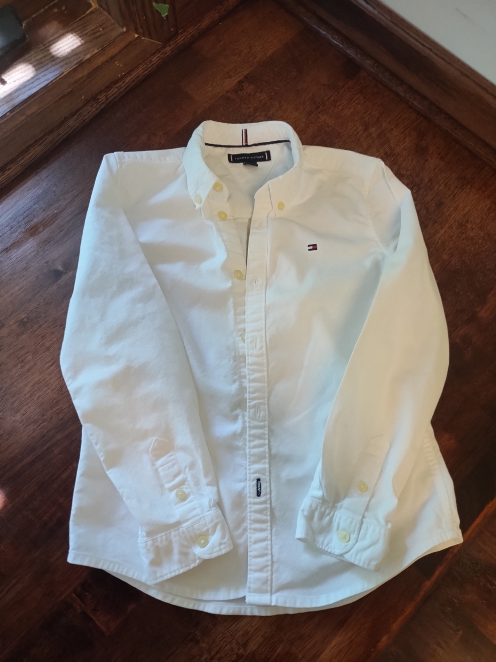 Tommy Hilfiger White Oxford Button-Down Shirt - Boy's